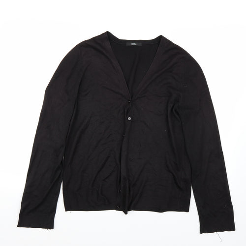 Marks and Spencer Womens Black   Cardigan Jumper Size 16