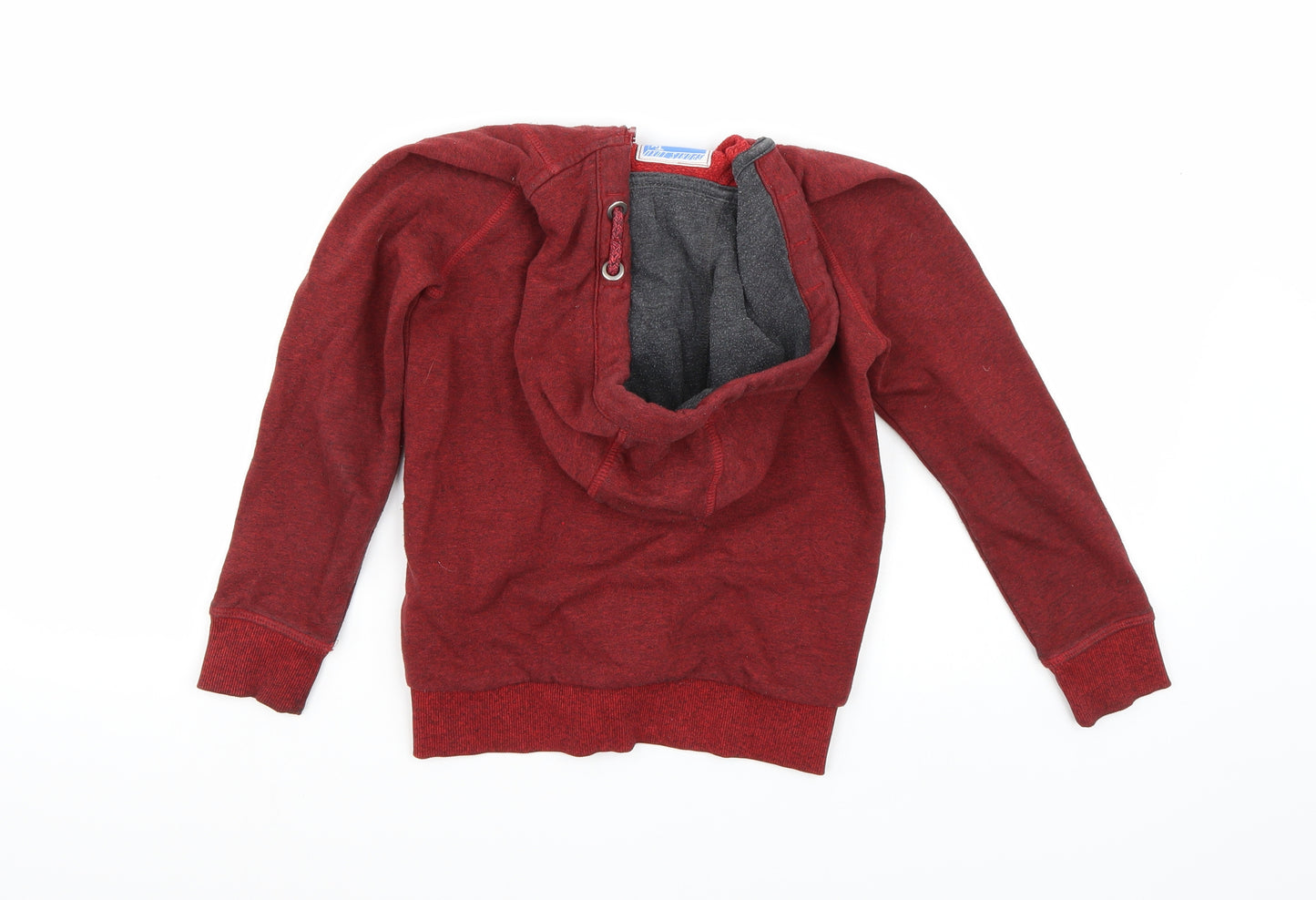TU Boys Red   Full Zip Hoodie Size 6 Years