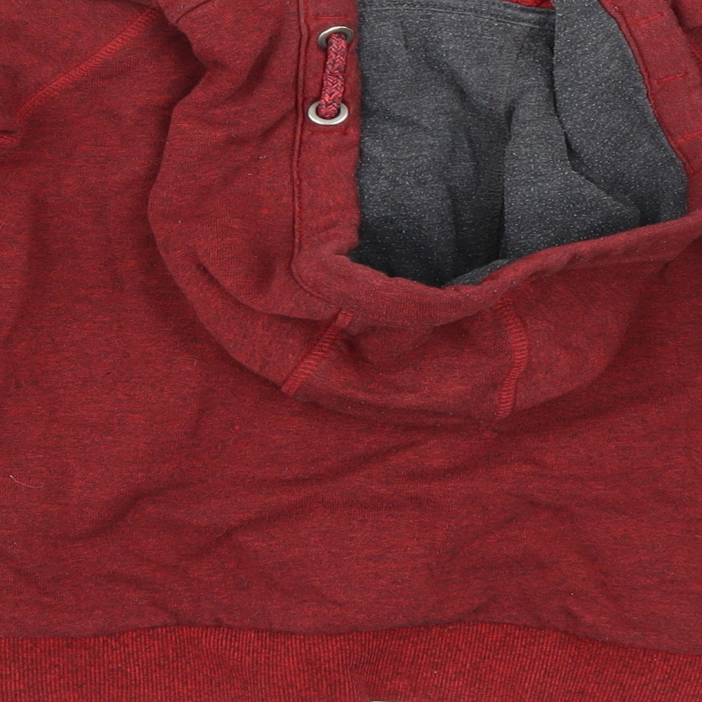 TU Boys Red   Full Zip Hoodie Size 6 Years