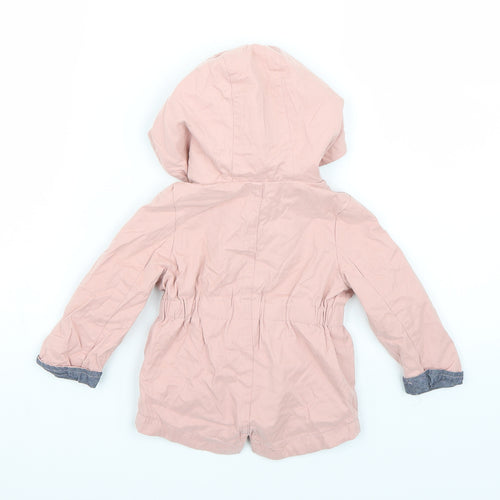 F&F Girls Pink   Jacket Coat Size 6-9 Months