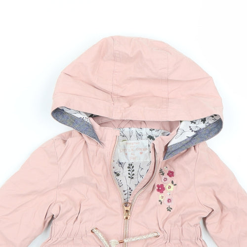 F&F Girls Pink   Jacket Coat Size 6-9 Months