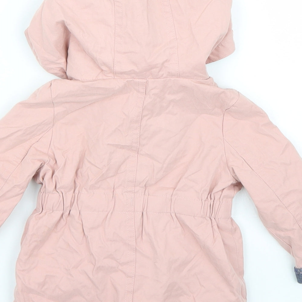 F&F Girls Pink   Jacket Coat Size 6-9 Months
