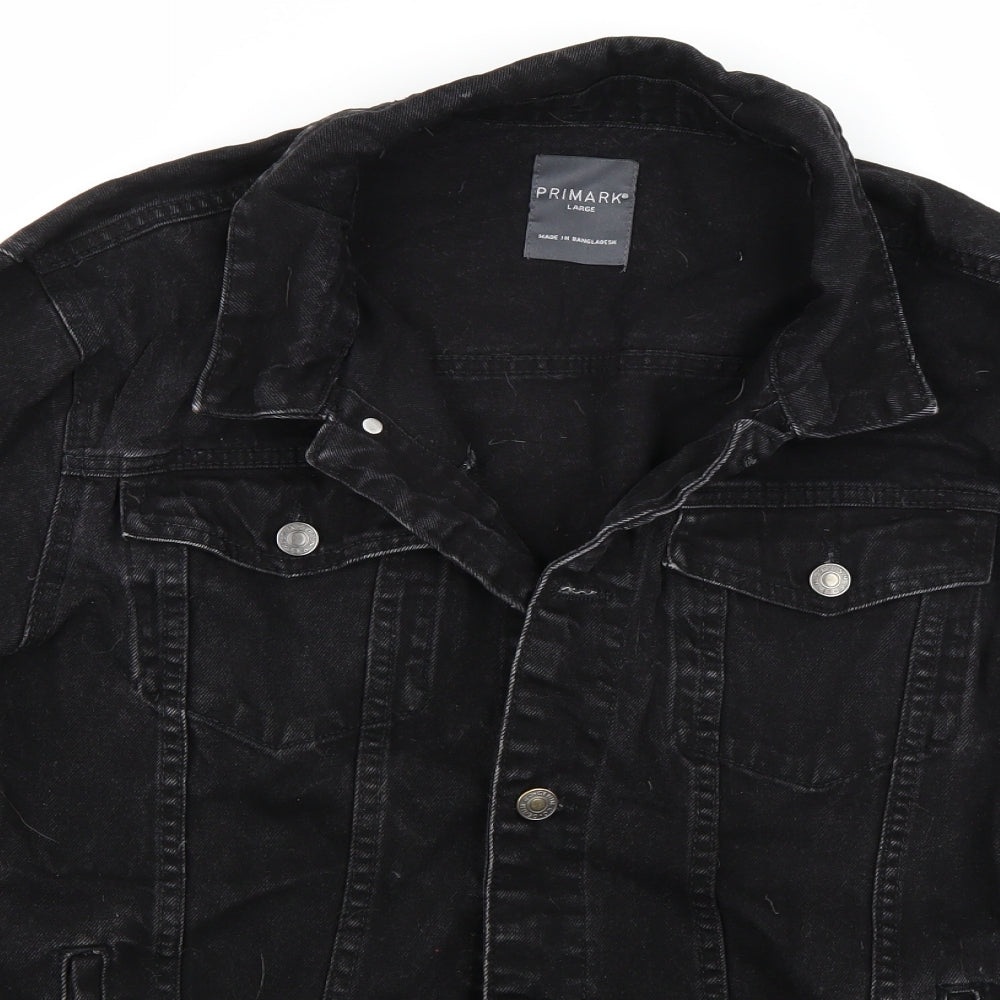 Primark Womens Black   Jacket Coat Size L