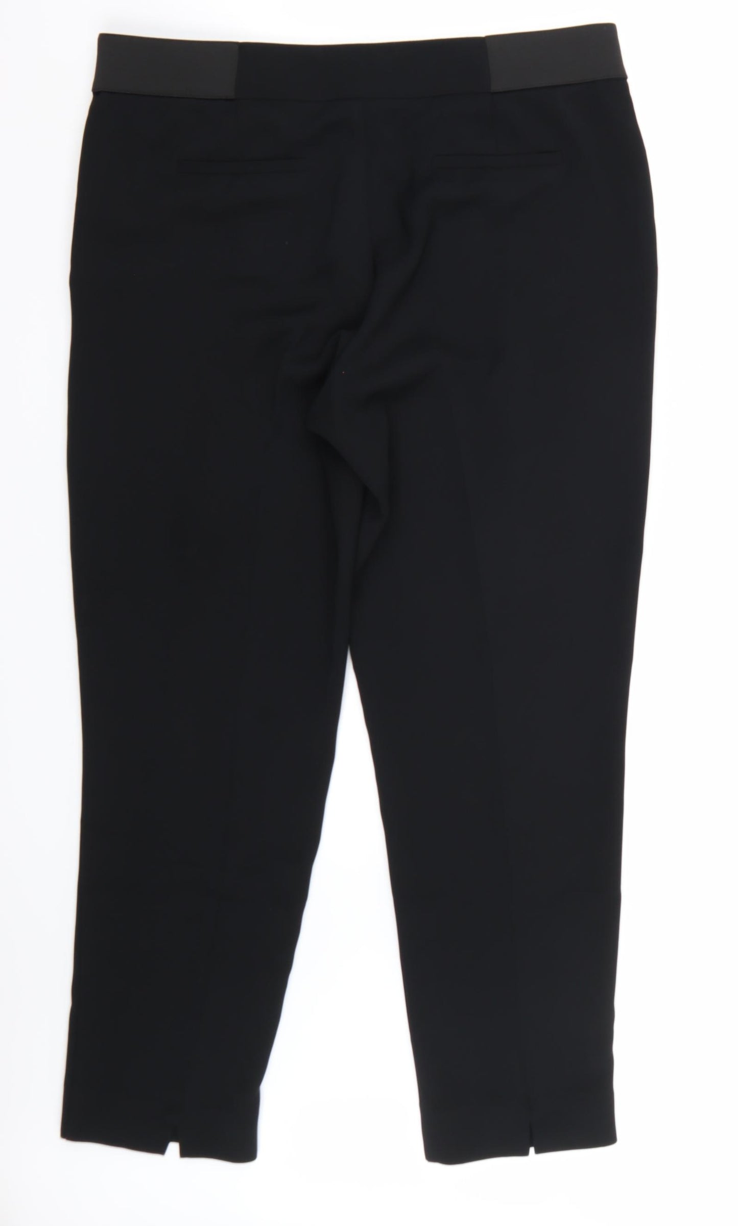 Coast Womens Black   Trousers  Size 16 L29 in