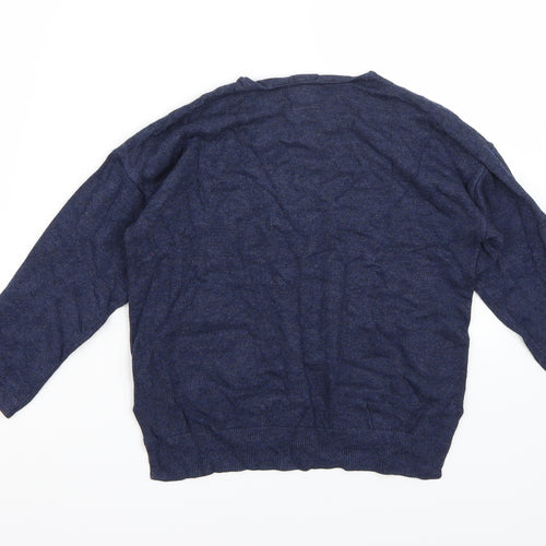 Zara Boys Blue   Pullover Jumper Size 7 Years