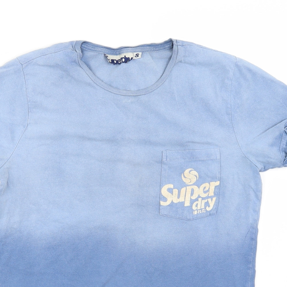 Superdry Mens Blue    T-Shirt Size S
