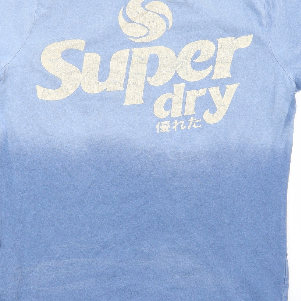 Superdry Mens Blue    T-Shirt Size S