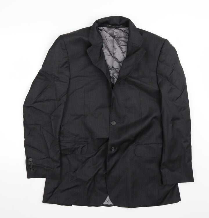 Paul Costelloe Mens Black   Jacket Suit Jacket Size 40