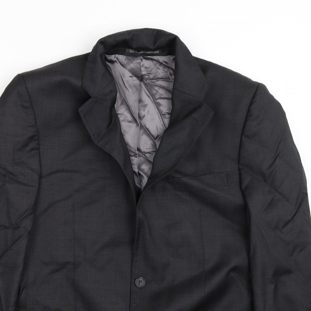 Paul Costelloe Mens Black   Jacket Suit Jacket Size 40
