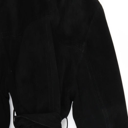Genel Womens Black   Jacket Coat Size 12
