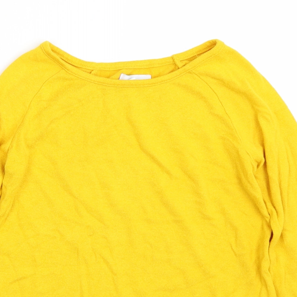 Old Navy Girls Yellow   Pullover Jumper Size 10-11 Years