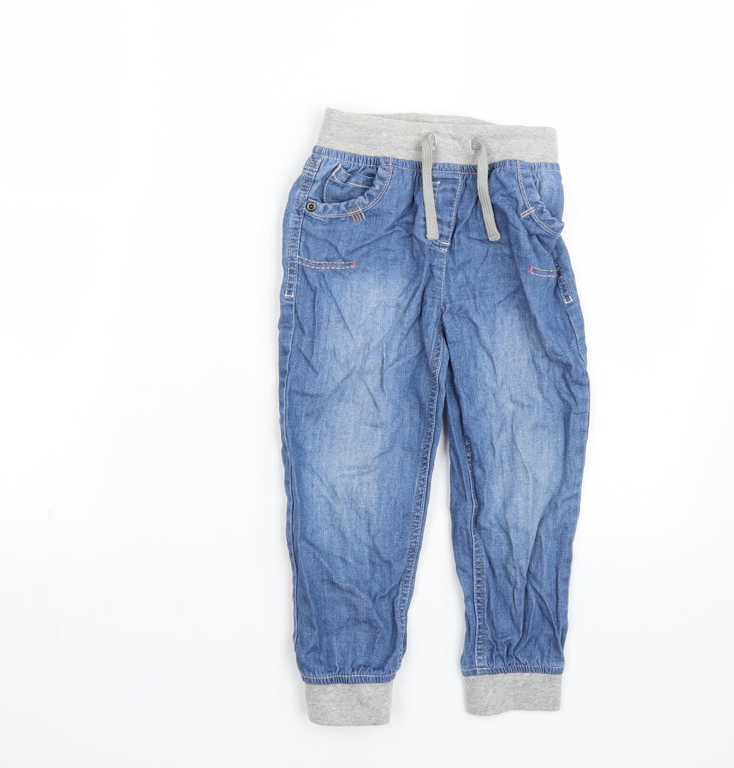NEXT Girls Blue   Straight Jeans Size 3-4 Years