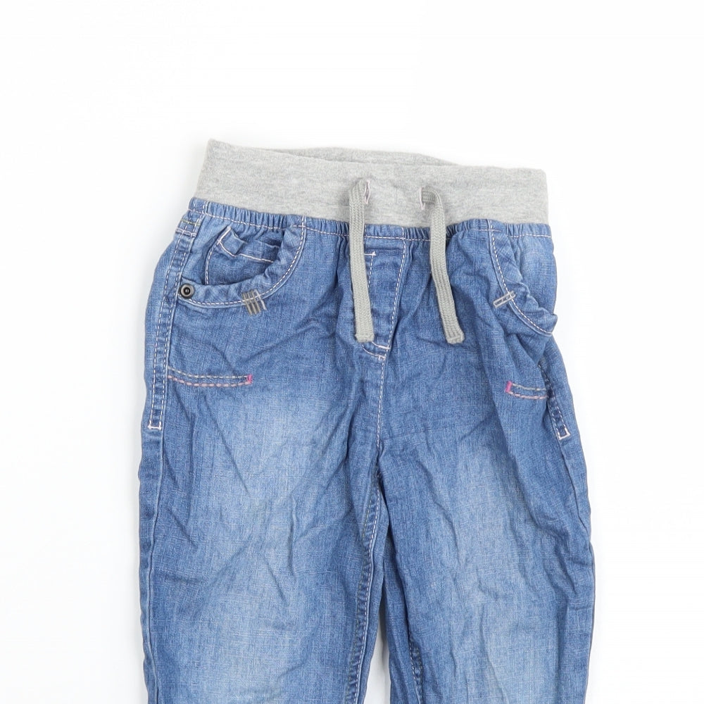 NEXT Girls Blue   Straight Jeans Size 3-4 Years