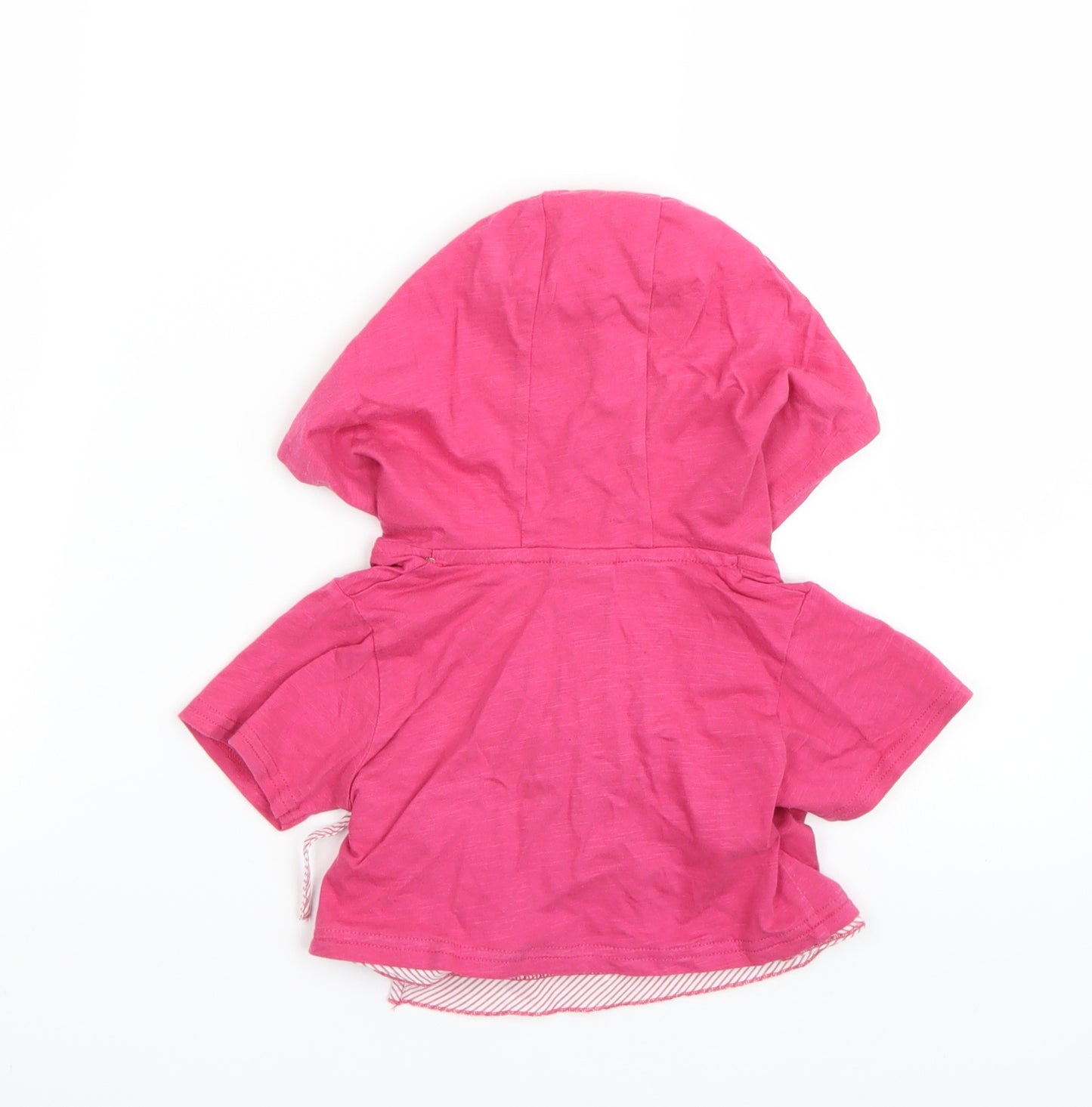NEXT Girls Pink   Wrap Hoodie Size 2-3 Years