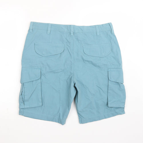 NEXT Mens Blue   Cargo Shorts Size 36