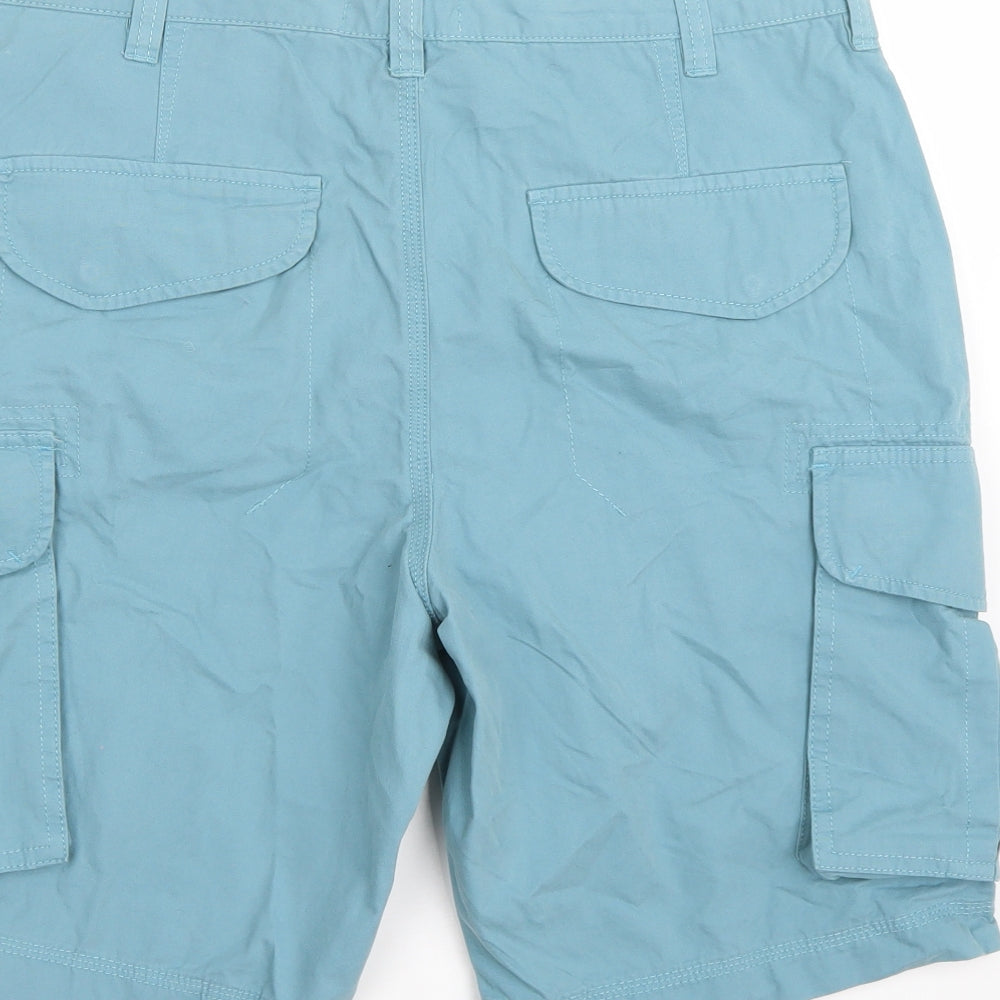 NEXT Mens Blue   Cargo Shorts Size 36