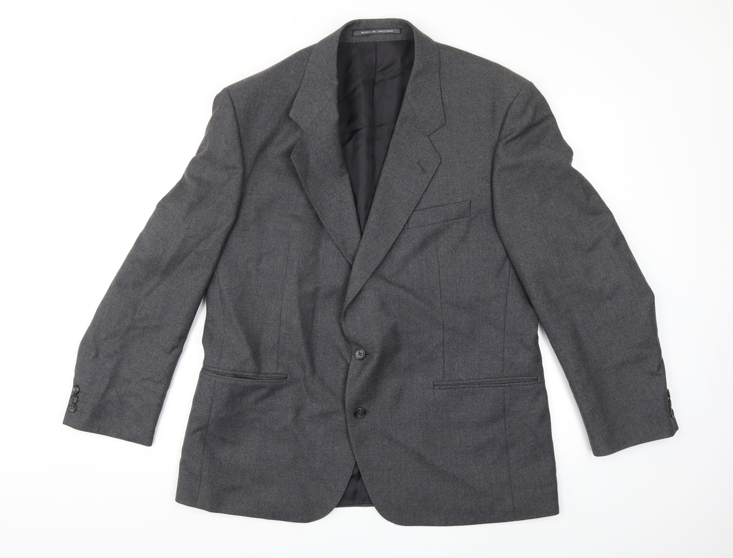 Preworn Mens Grey   Jacket Suit Jacket Size 44