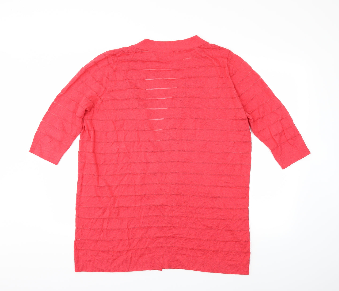 TU Womens Pink  Knit Cardigan Jumper Size 18
