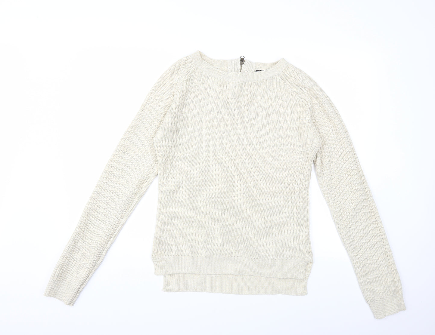 Atmosphere Womens Beige  Knit Pullover Jumper Size 10