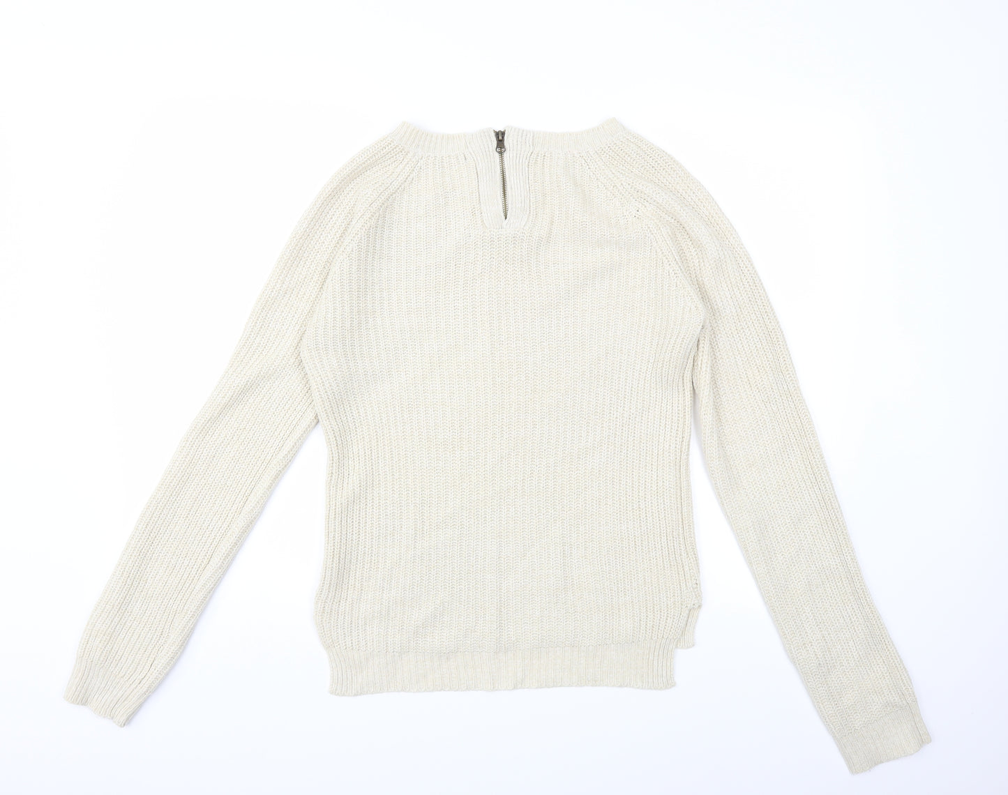 Atmosphere Womens Beige  Knit Pullover Jumper Size 10