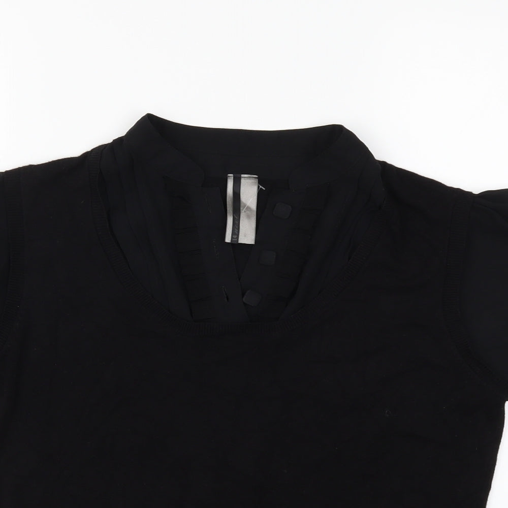 NEXT Womens Black  Knit Pullover Jumper Size 14