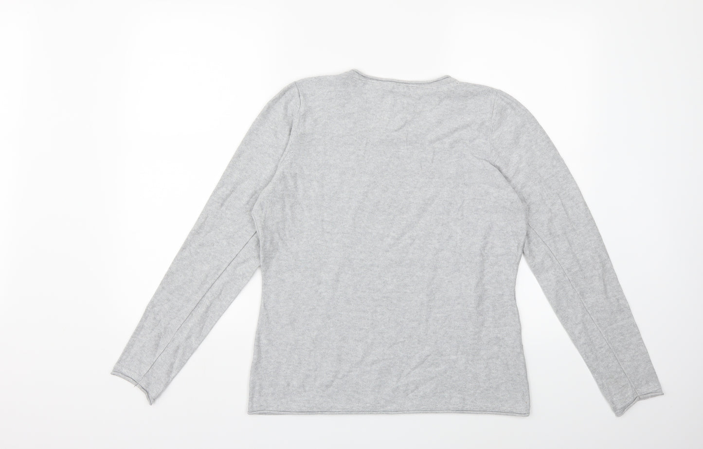 MANTARAY PRODUCTS Womens Grey  Knit Pullover Jumper Size 16