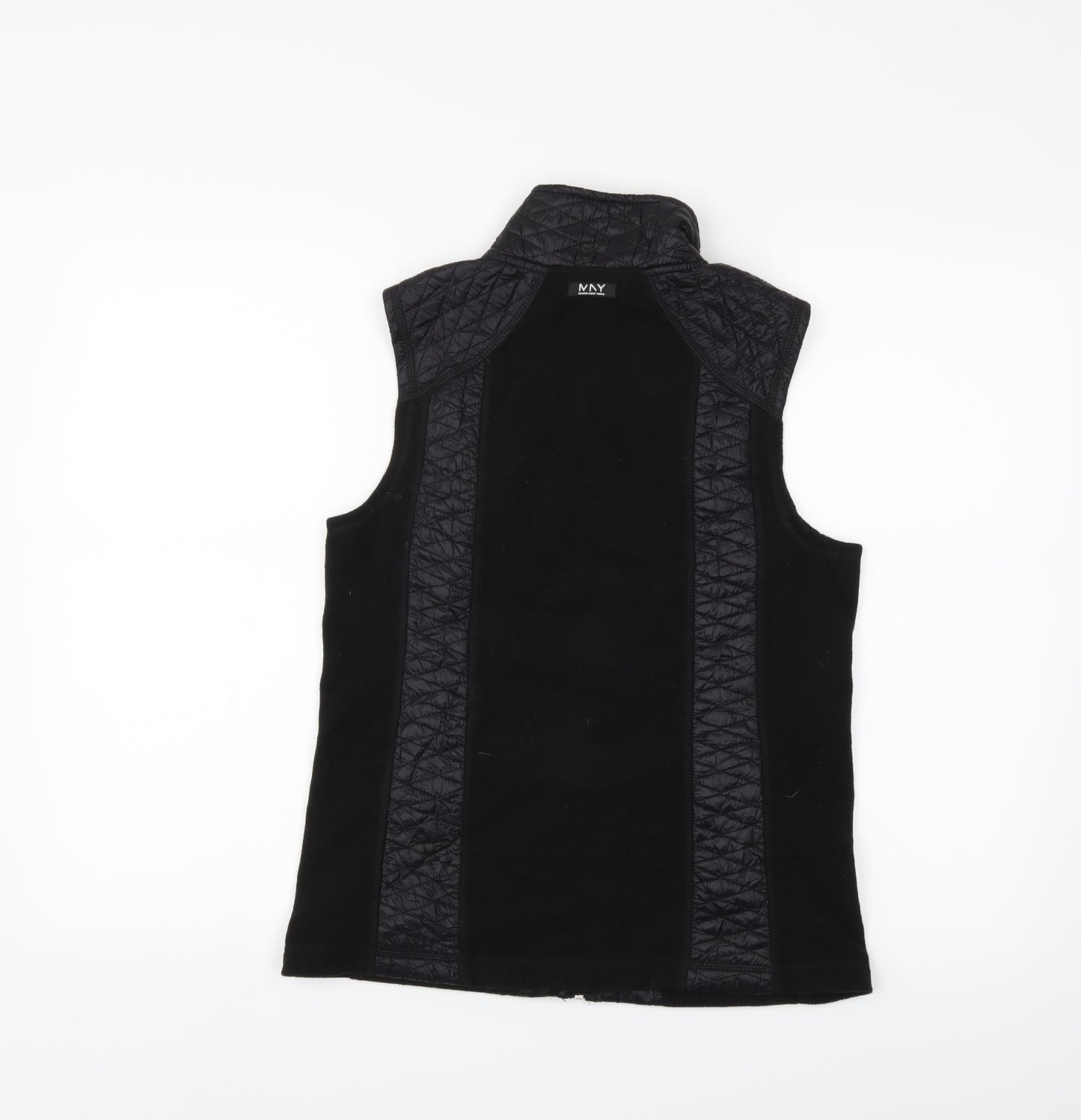 NYC Womens Black  Fleece Gilet Jacket Size S