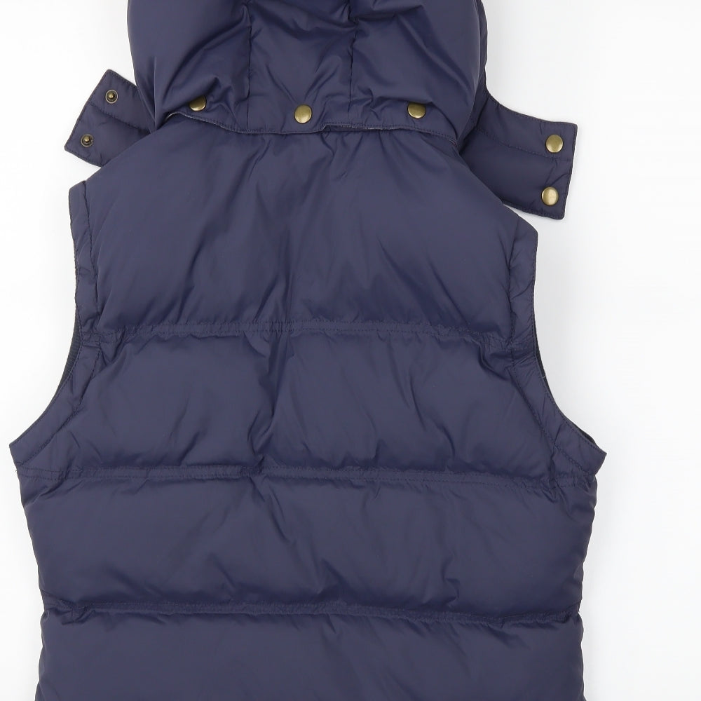 Jack Wills Womens Blue   Gilet Coat Size 12