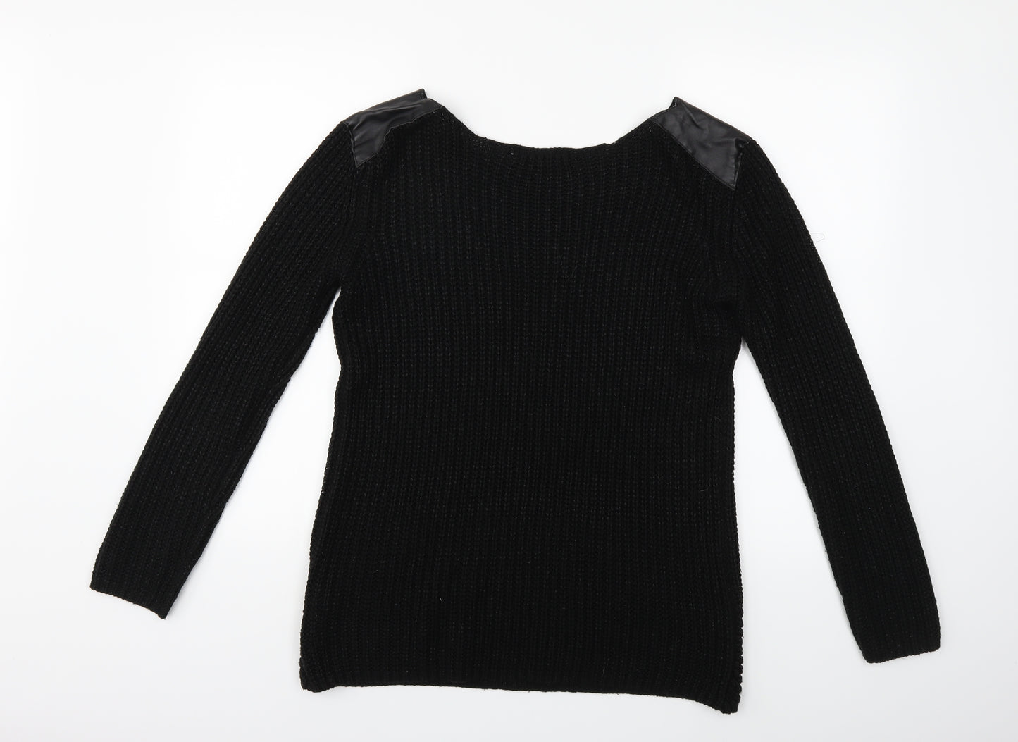 Atmosphere Womens Black  Knit Pullover Jumper Size 12