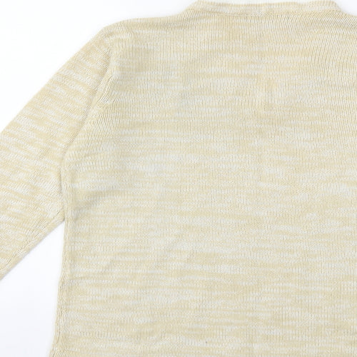 Bonmarché Womens Yellow  Knit Pullover Jumper Size S