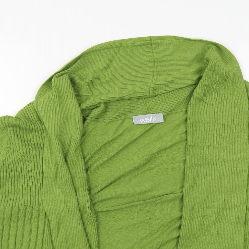 Wallis Womens Green  Knit Cardigan Jumper Size L
