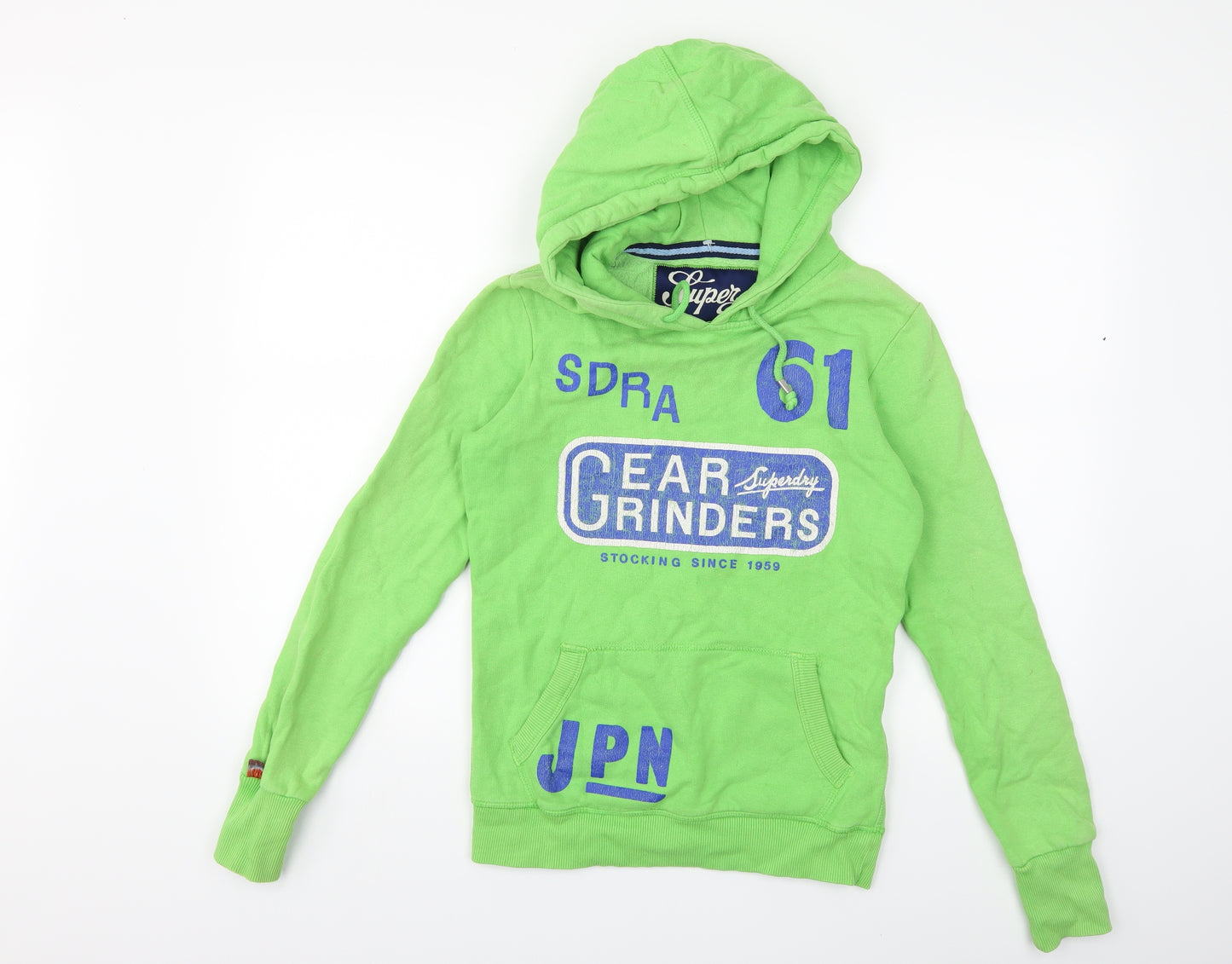 Superdry Mens Green   Pullover Hoodie Size XS