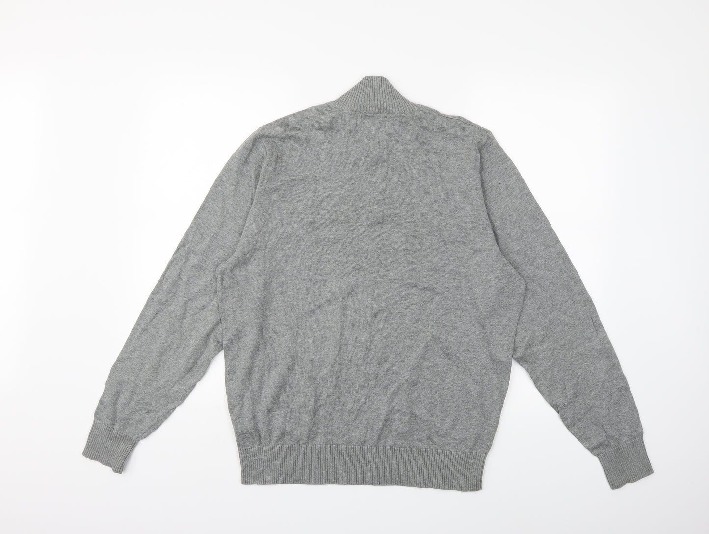 Marks and Spencer Mens Grey  Knit Pullover Jumper Size M