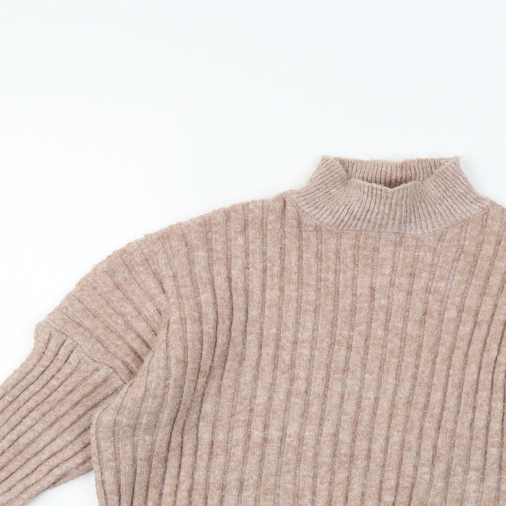 Primark Womens Brown  Knit Pullover Jumper Size 14