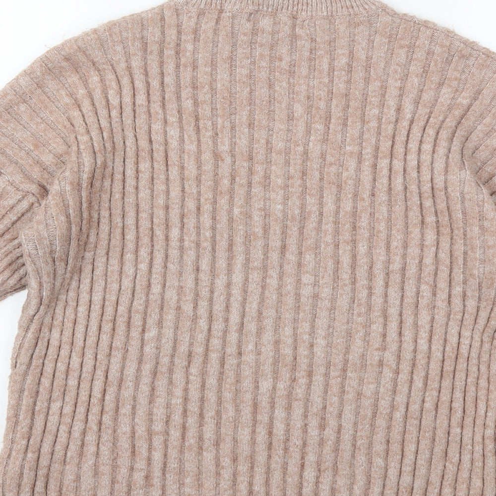 Primark Womens Brown  Knit Pullover Jumper Size 14