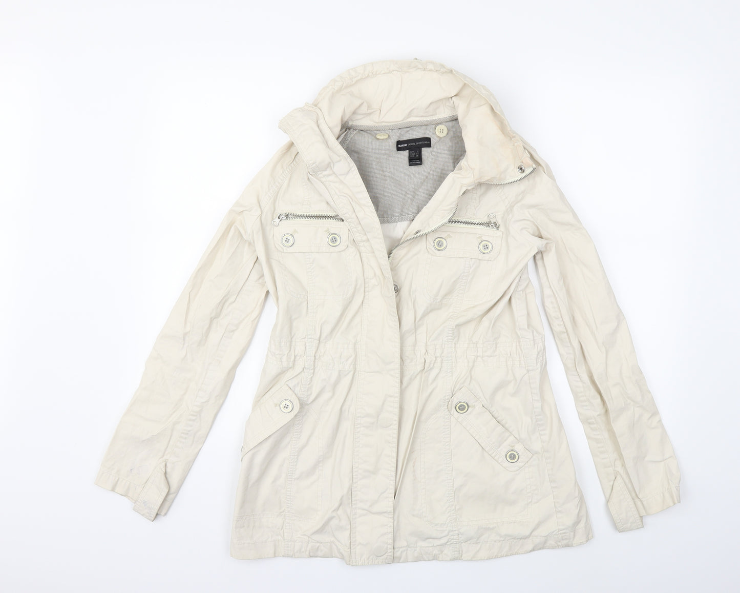 Mango Womens Ivory   Jacket  Size S