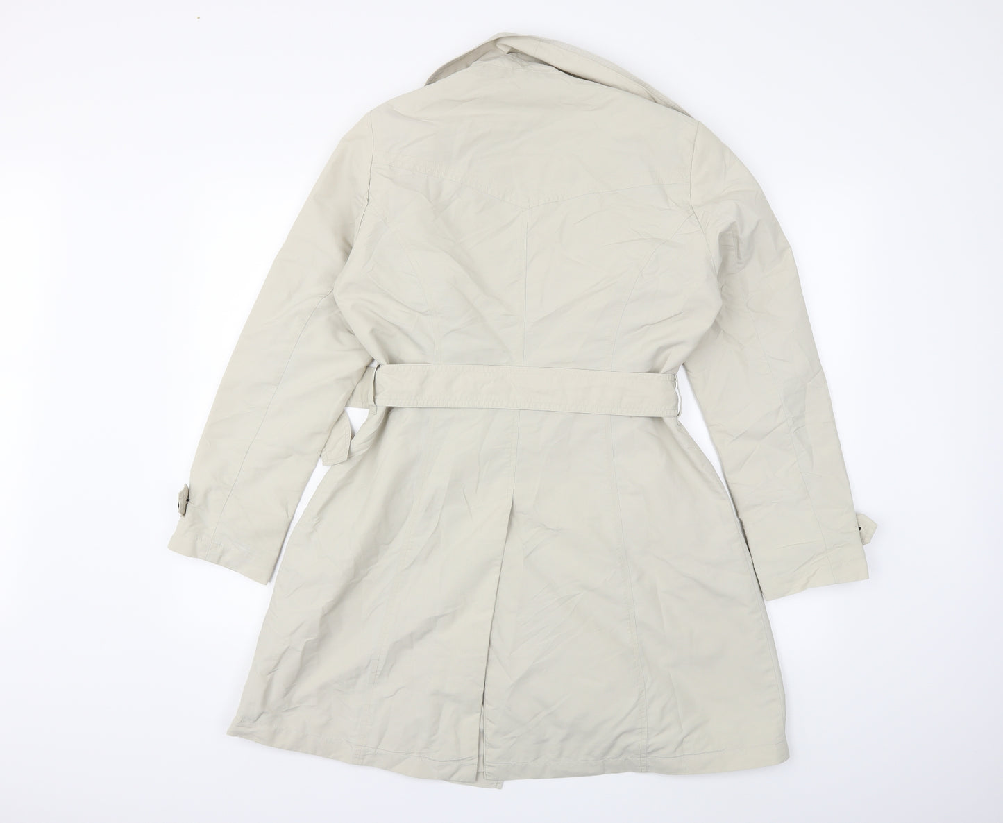 Marks and Spencer Womens Beige   Trench Coat Coat Size 10