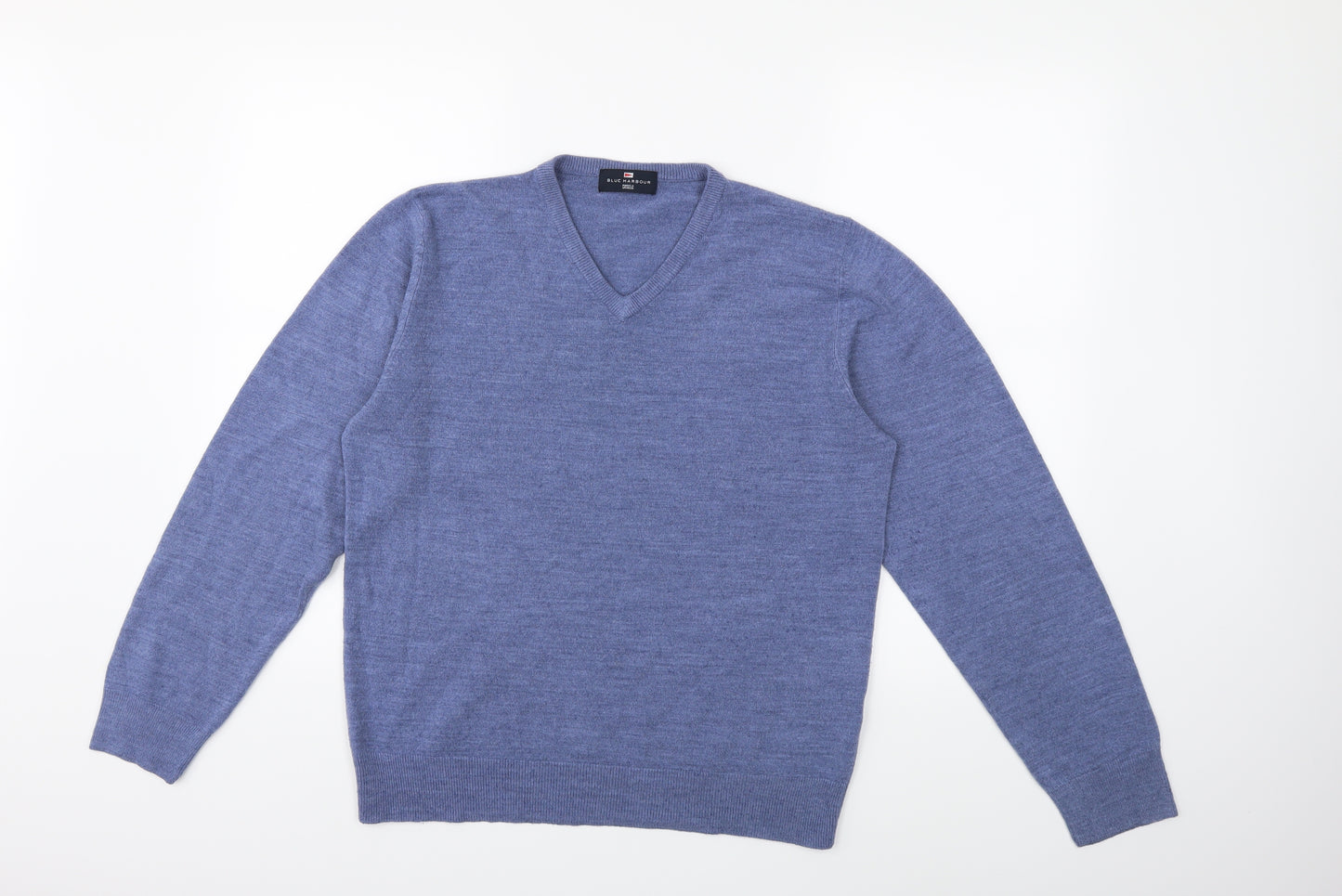 Marks and Spencer Mens Blue  Knit Pullover Jumper Size M