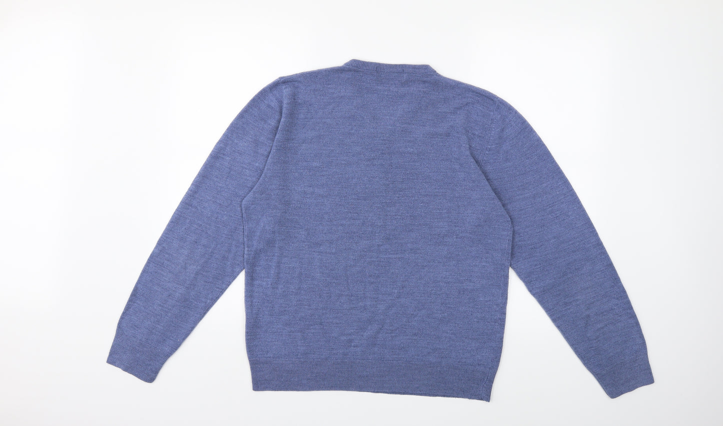 Marks and Spencer Mens Blue  Knit Pullover Jumper Size M