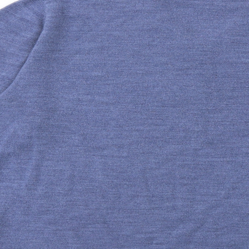 Marks and Spencer Mens Blue  Knit Pullover Jumper Size M