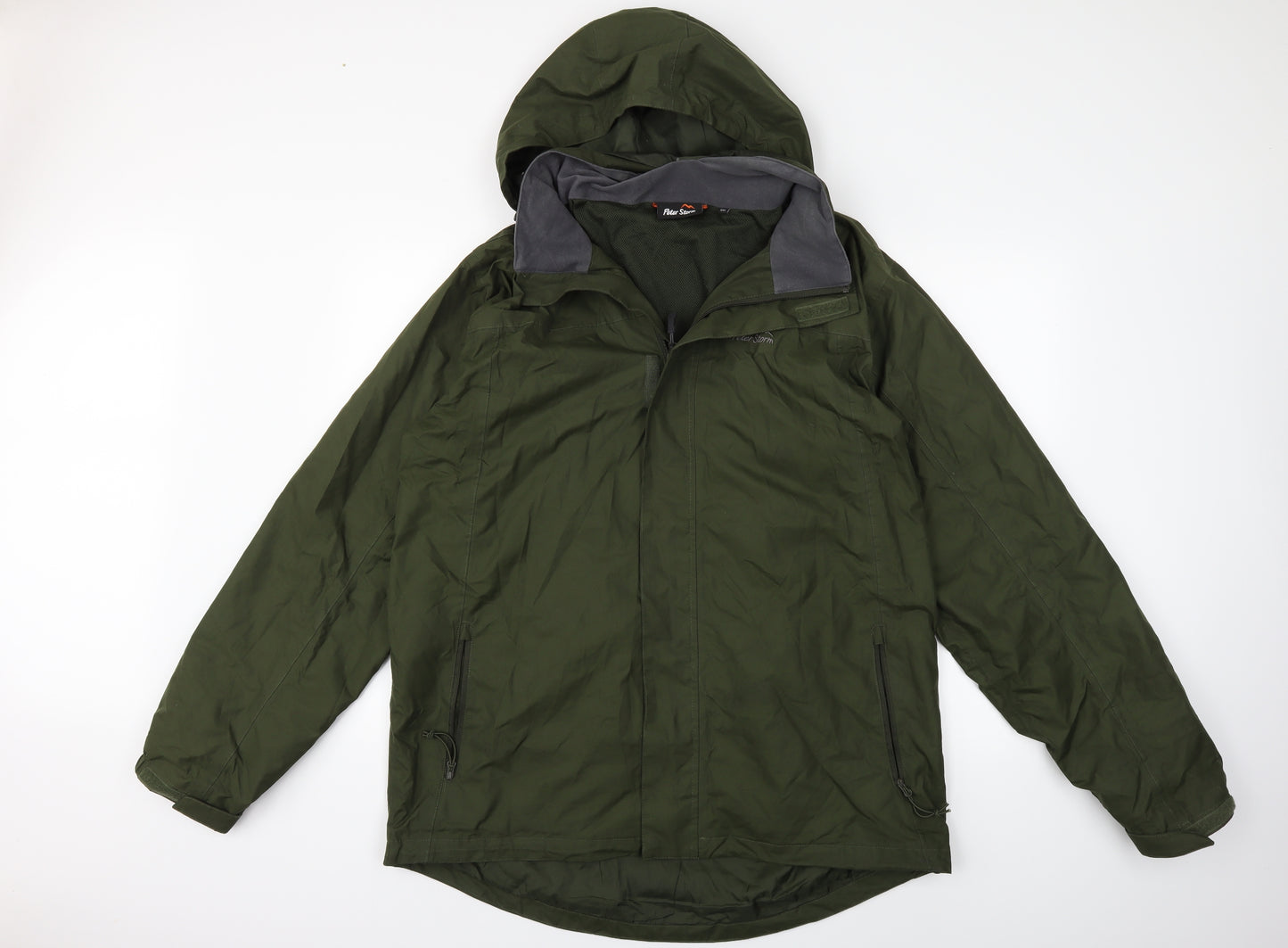 Peter Storm Mens Green   Rain Coat Coat Size 2XL