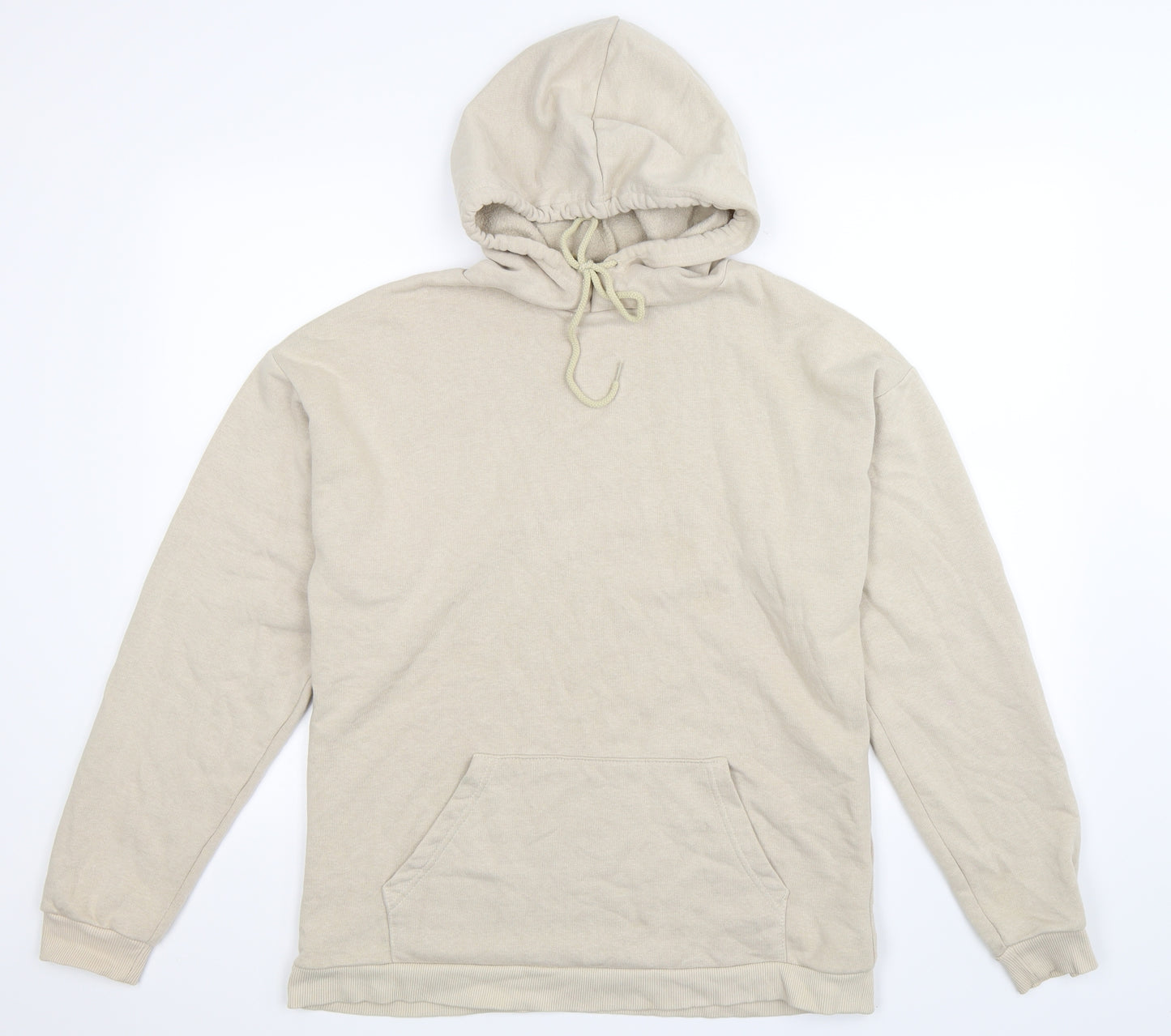 PRETTYLITTLETHING Womens Beige   Pullover Hoodie Size S