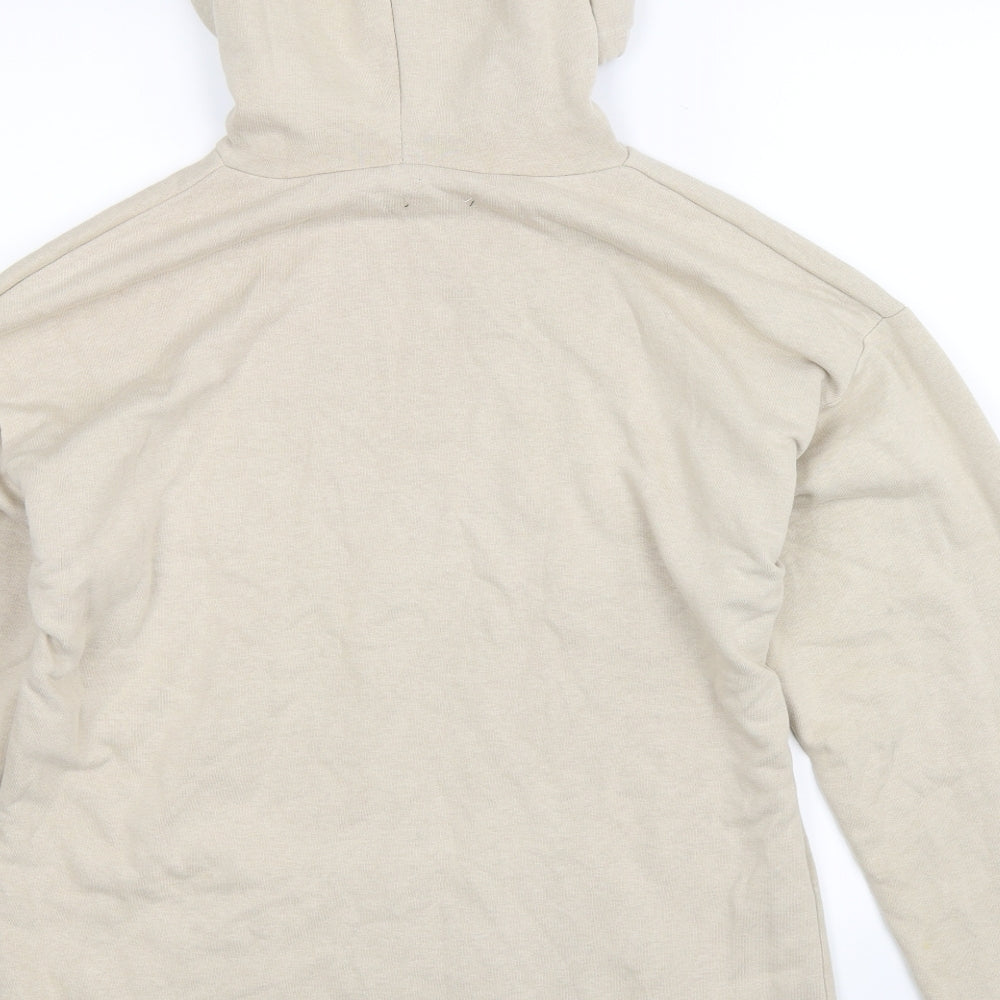 PRETTYLITTLETHING Womens Beige   Pullover Hoodie Size S