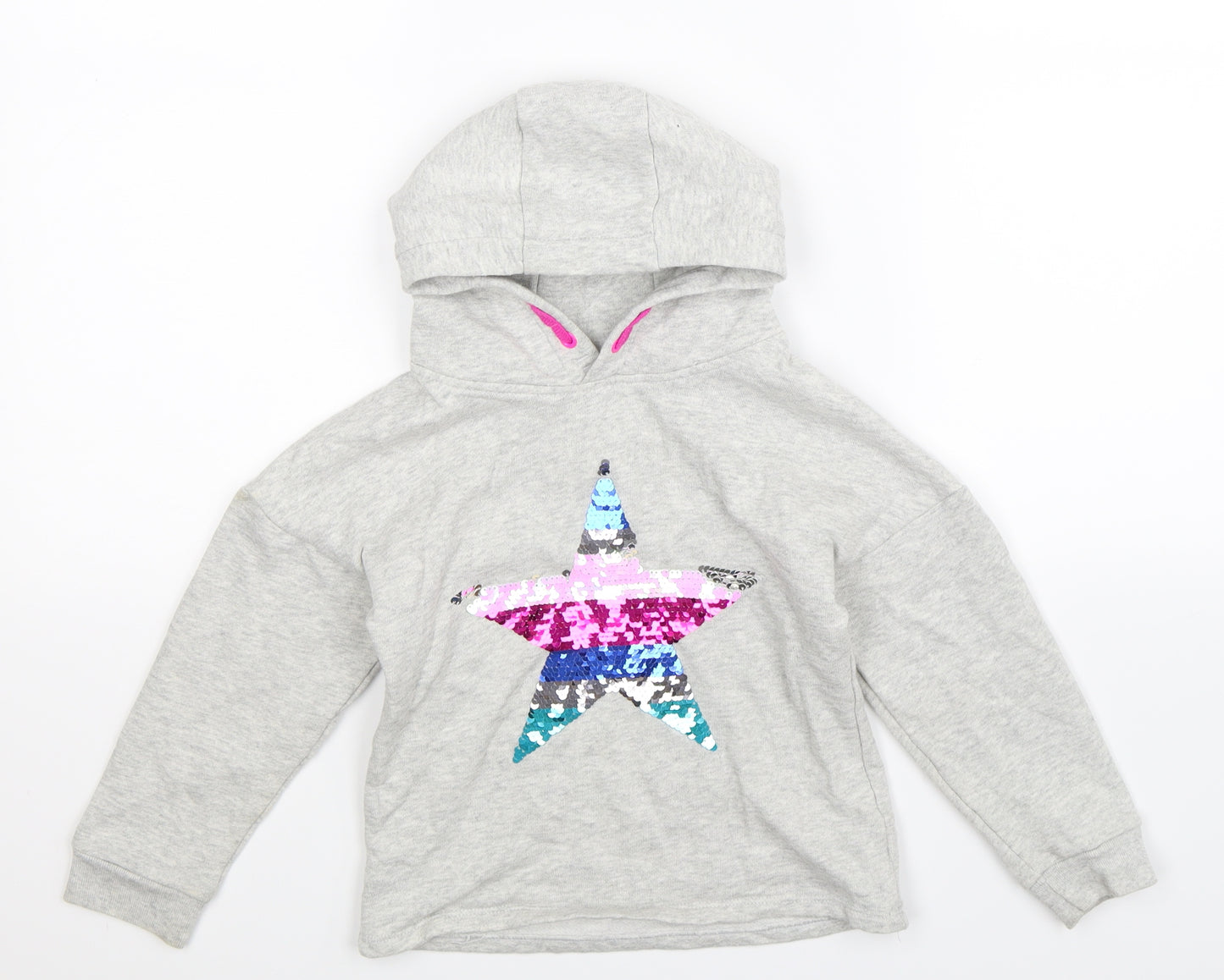TU Girls Grey   Pullover Hoodie Size 6 Years