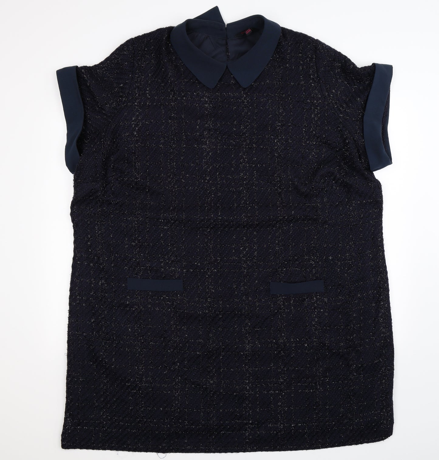 Simply Be Womens Blue   Jumper Dress  Size 28