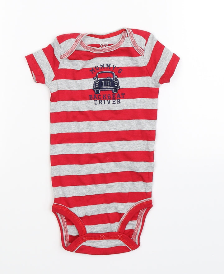Carter's Baby Multicoloured Striped Babygrow One-Piece Size 3-6 Months