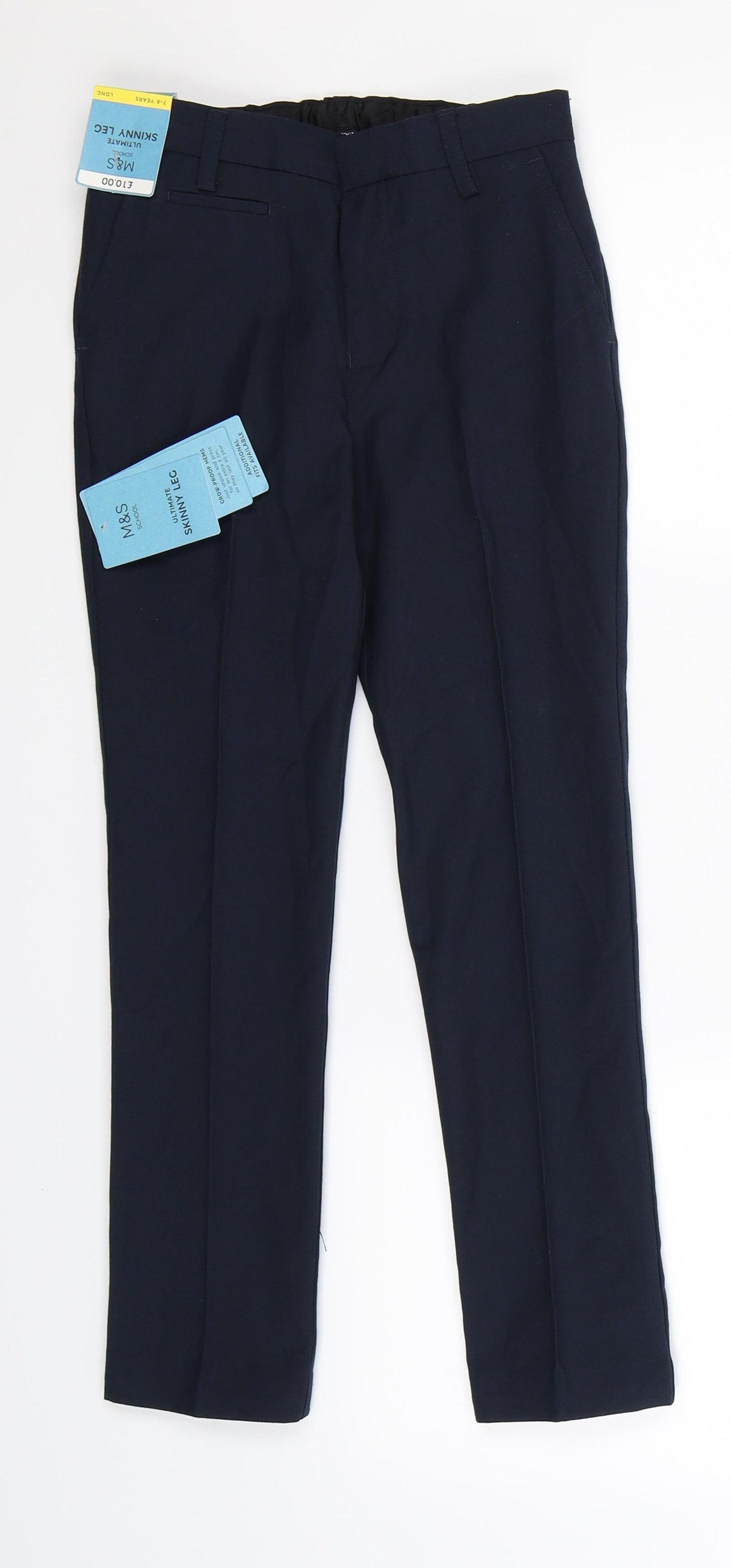 Marks and Spencer Boys Blue   Dress Pants Trousers Size 7-8 Years