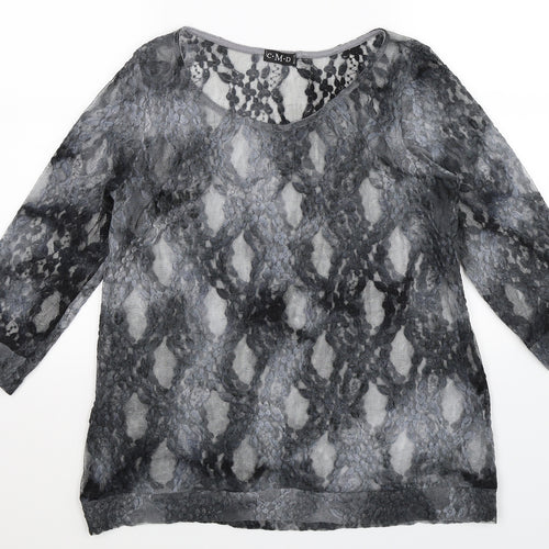 CMD Womens Grey   Basic Blouse Size 14