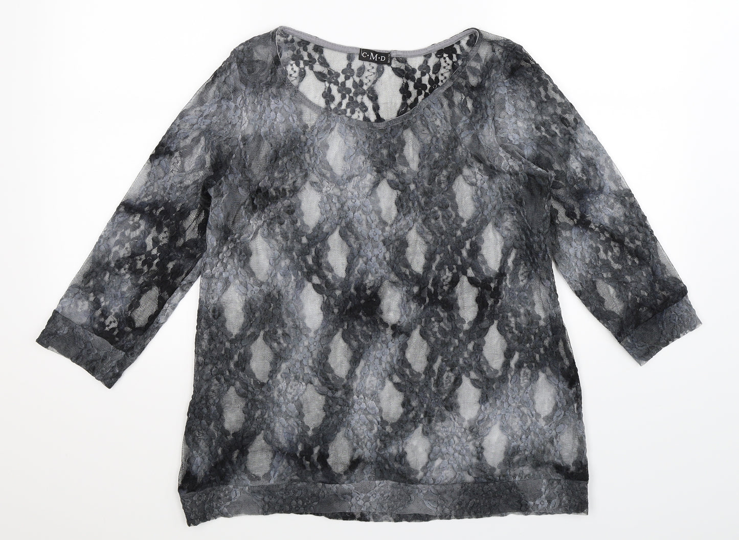 CMD Womens Grey   Basic Blouse Size 14