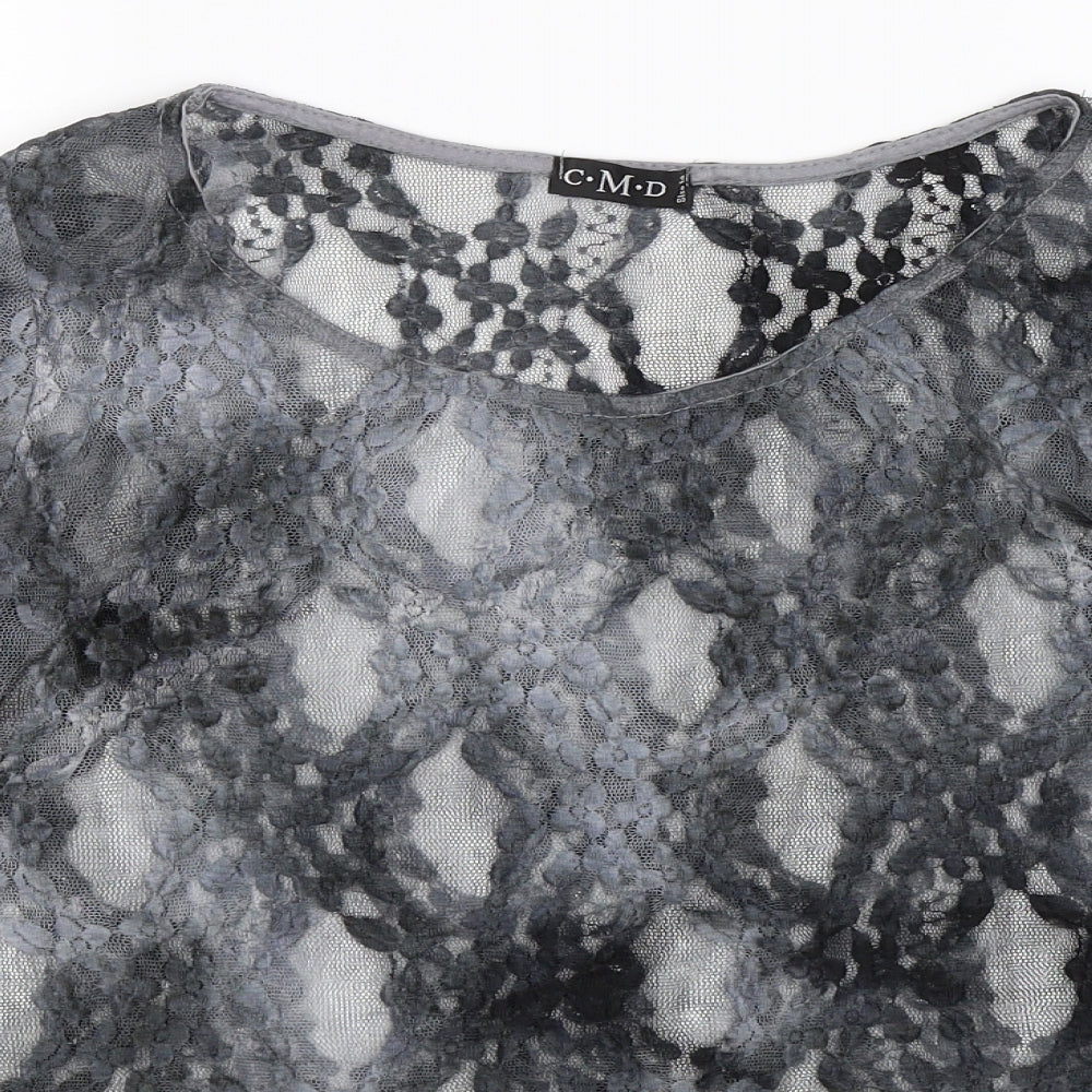 CMD Womens Grey   Basic Blouse Size 14